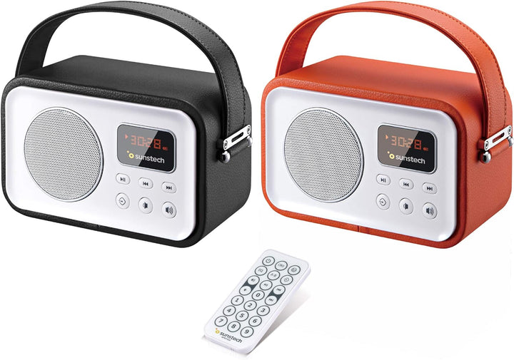 Sunstech RPBT450BK Retro Bluetooth Radio schwarz