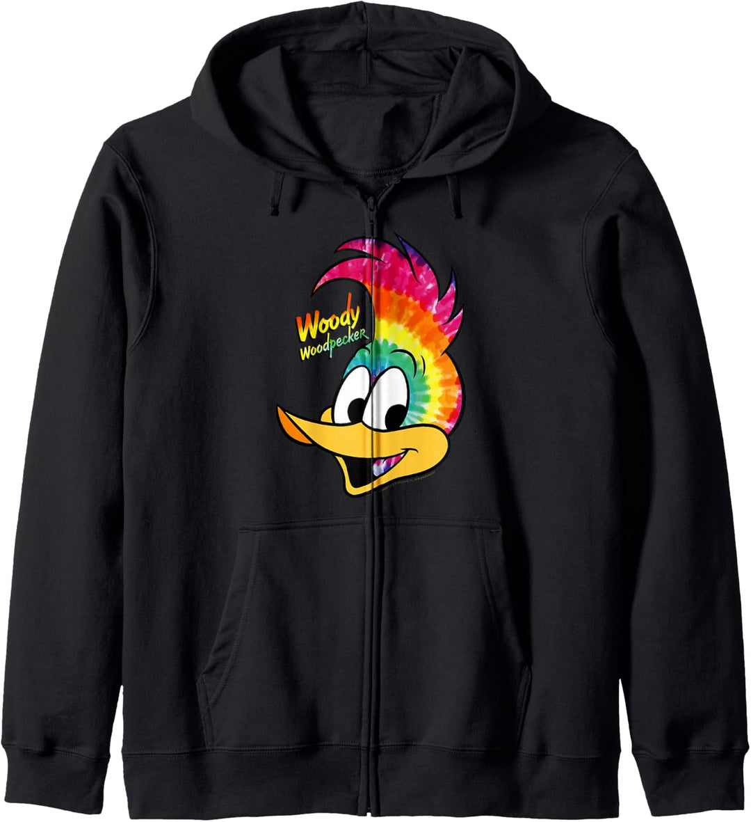 Woody Woodpecker Tie Dye Portrait Kapuzenjacke