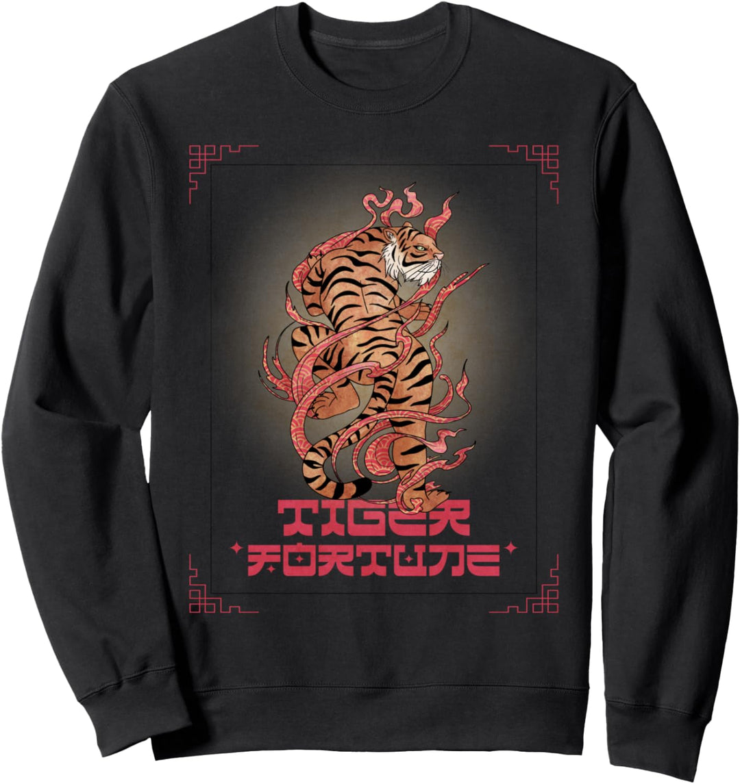 Chinesisches Mond-Symbol Neujahr des Tigers Sweatshirt