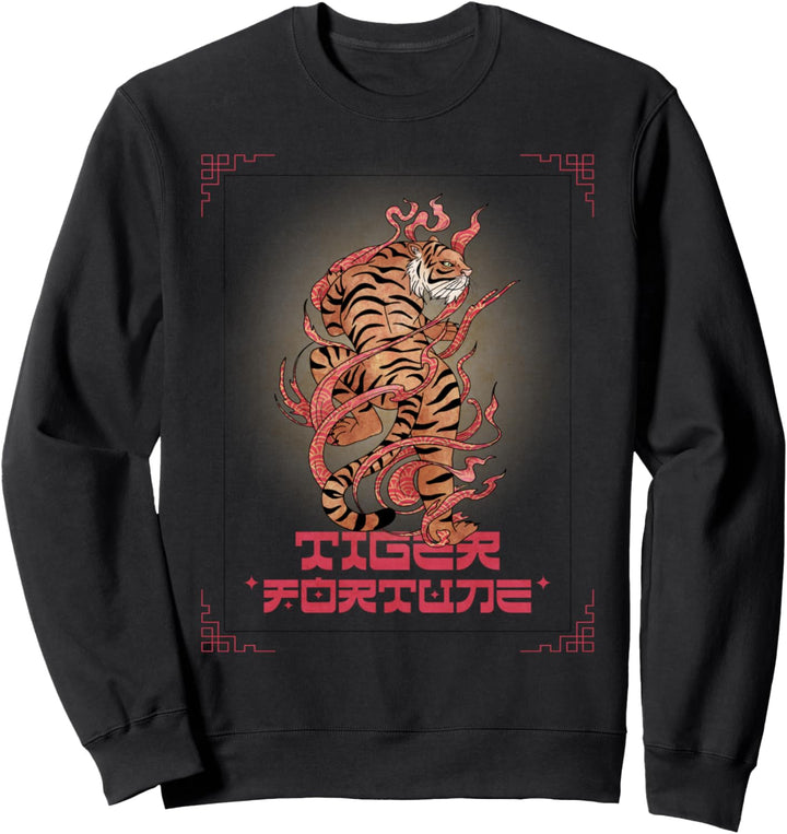 Chinesisches Mond-Symbol Neujahr des Tigers Sweatshirt