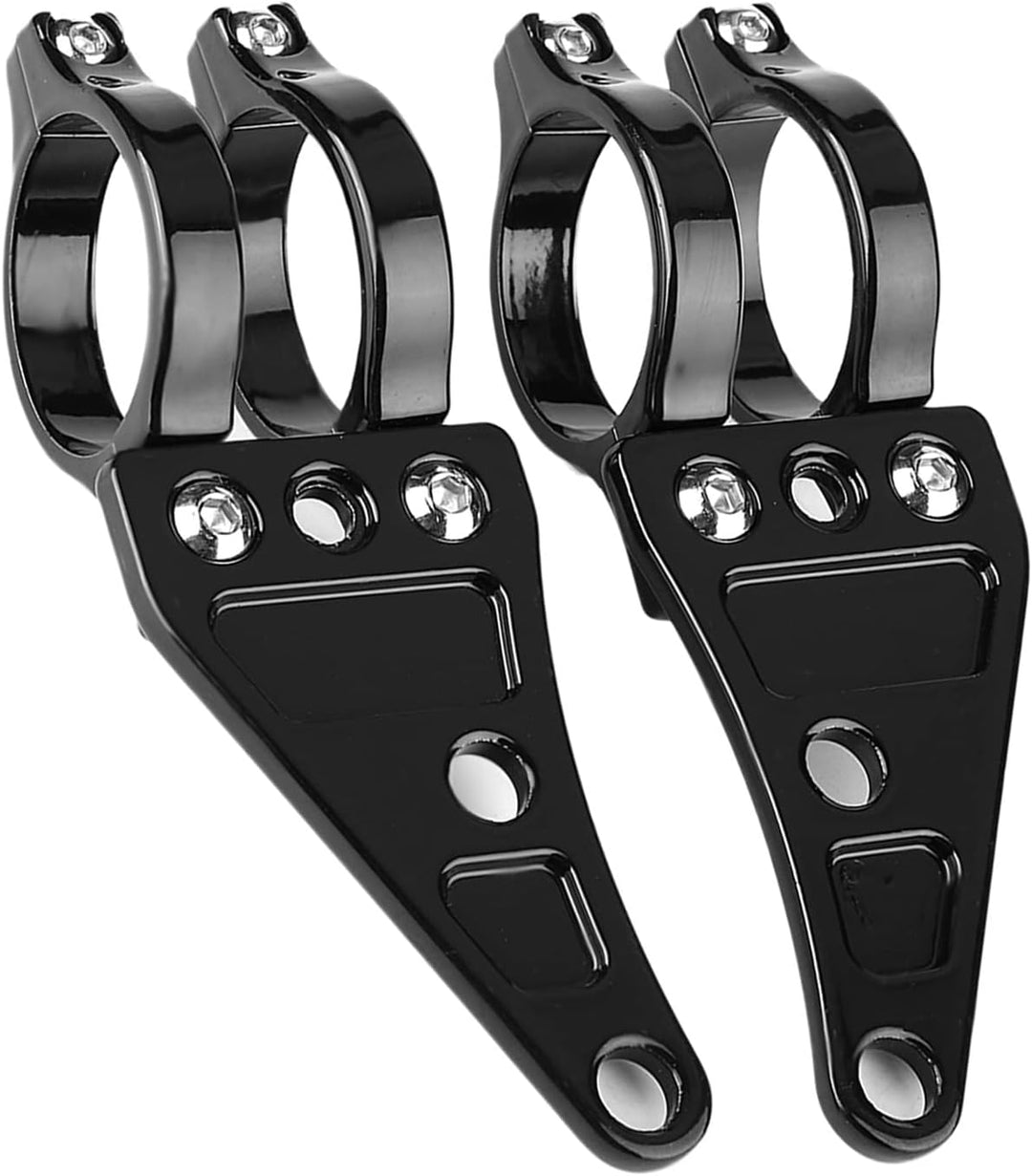 Fydun Motorrad Scheinwerferhalter Scheinwerfer Halterung Schellen Scheinwerferhalter Gabel 38mm-41mm