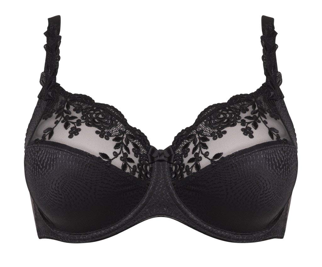 Ulla Lingerie féminine BH Ella Cup B-G mit Bügel 3623 Schwarz 80E, Schwarz 80E