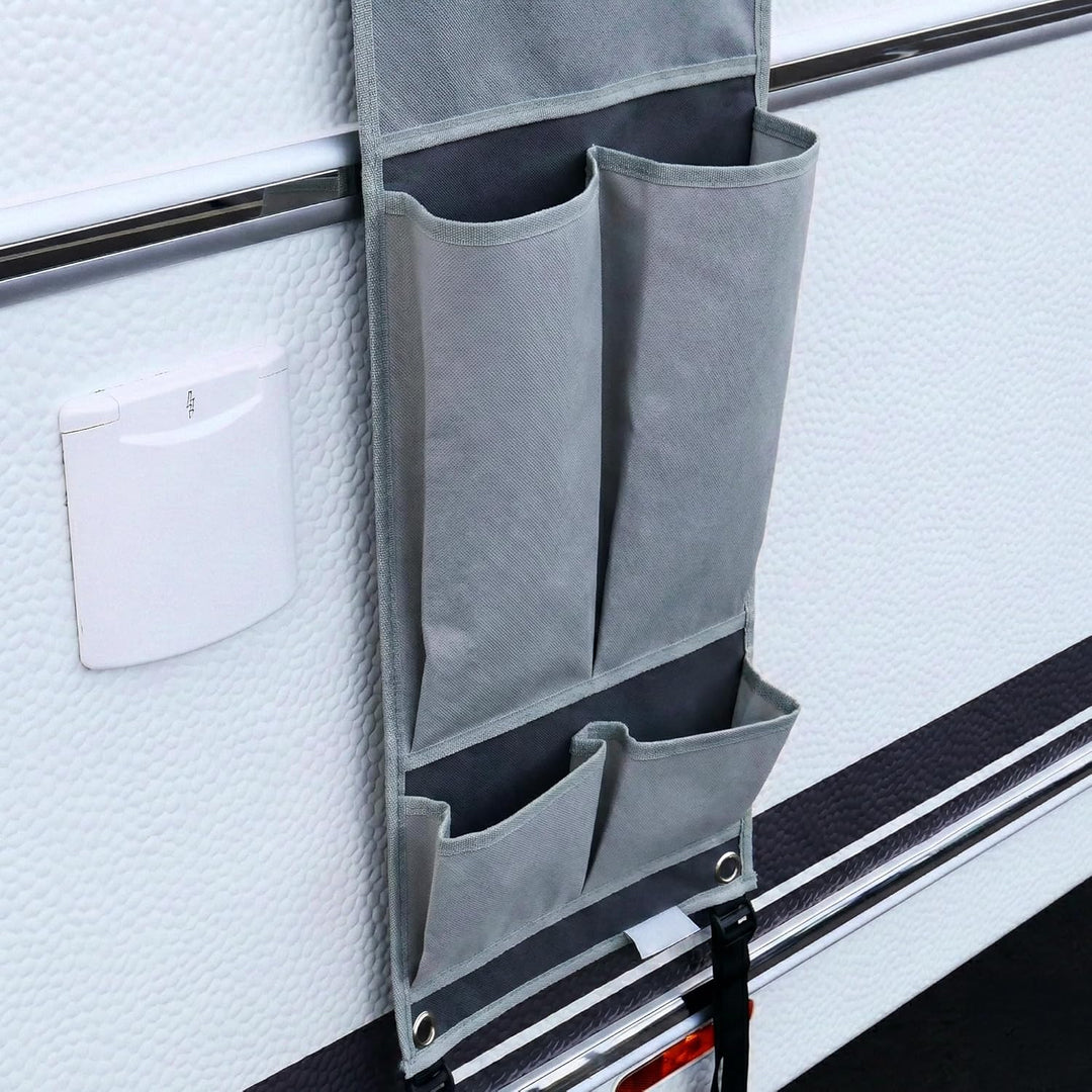 your GEAR Caravan Organizer Pocket - Hängeregal für Zelt, Vorzelt, Wohnwagen 140 x 30 cm, 9 Fächer