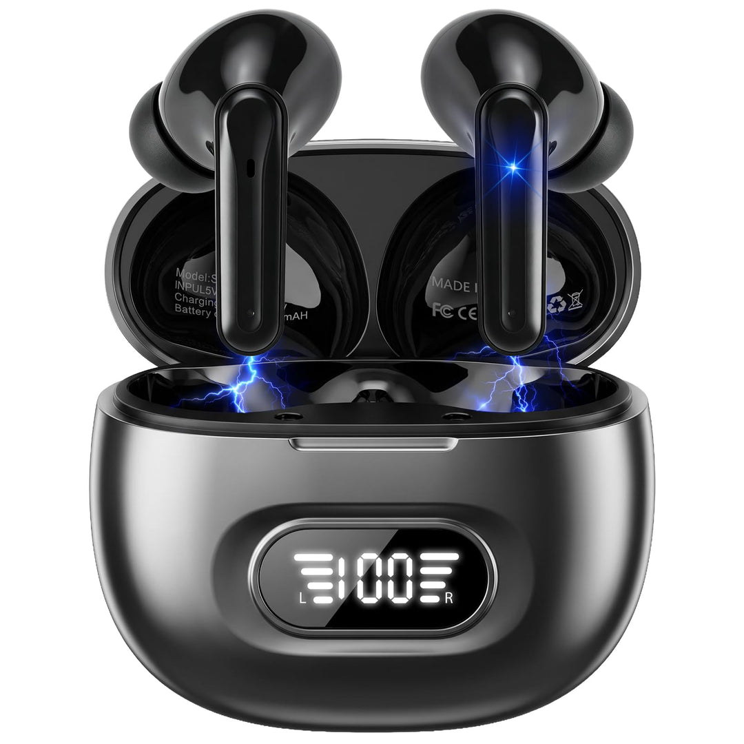 Bluetooth Kopfhörer, In Ear Kopfhörer Kabellos Bluetooth 5.3 mit 4 ENC Noise Cancelling Mic, 72H Spi