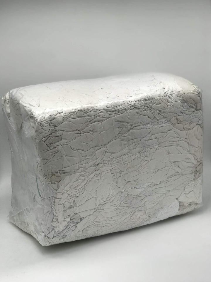 R+H Industrieputzlappen Kattun-Bettwäsche weiss, 10 kg
