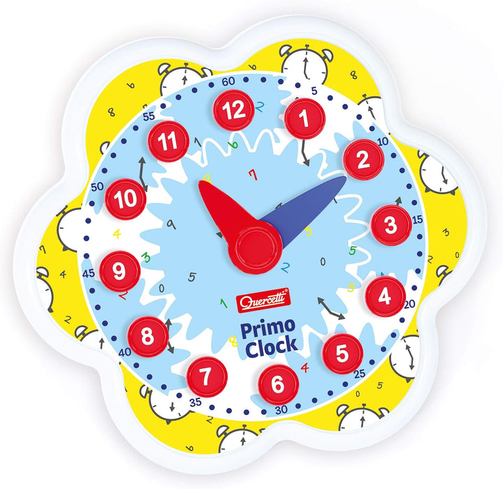 Quercetti - Play Montessori Erste Uhr Clock - Uhr Lernspiel