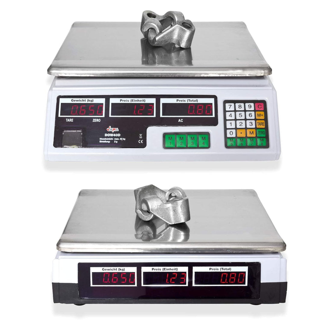 Dema Obstwaage Marktwaage Preiswaage 40KG/2G