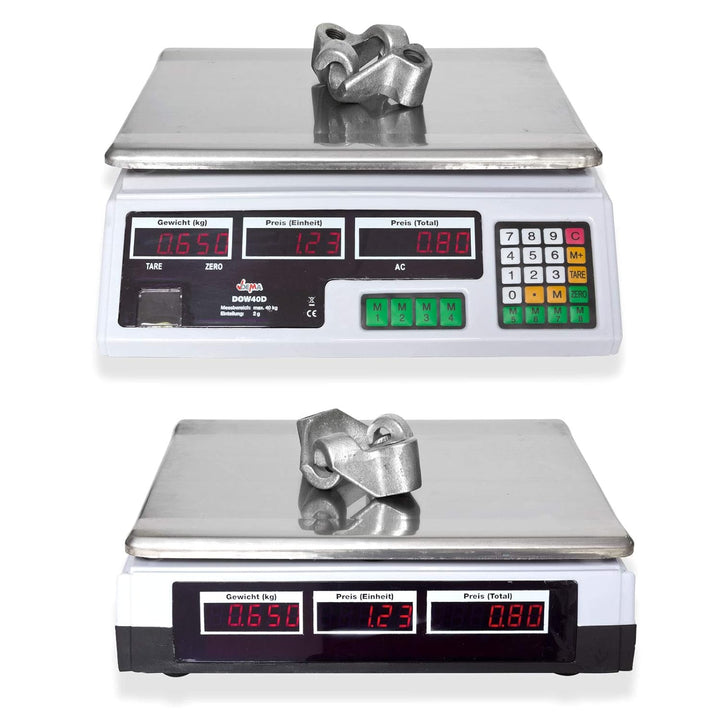 Dema Obstwaage Marktwaage Preiswaage 40KG/2G