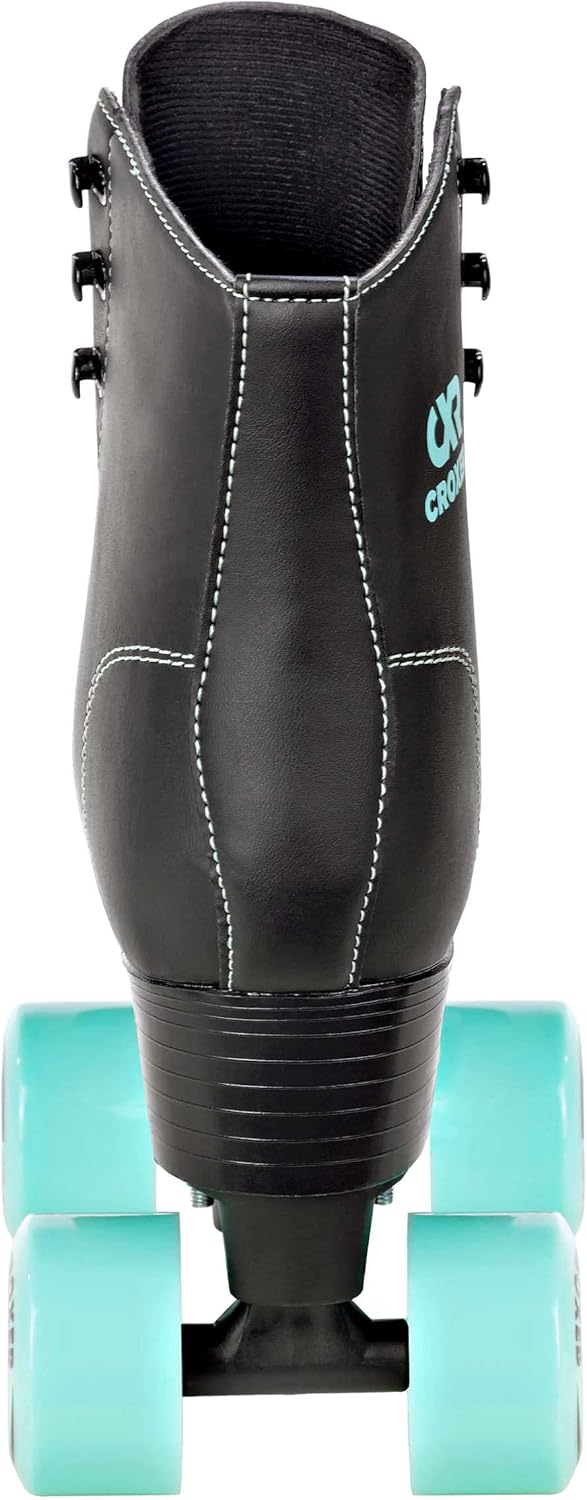Rollschuhe Roller Skates für Kinder Erwachsene Mädchen Damen, 37 (23,5cm) Alessa Black/Mint