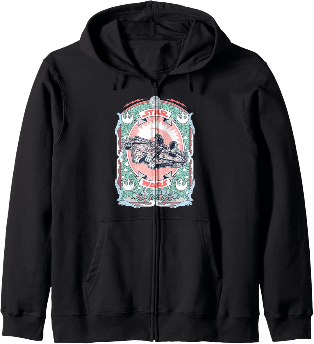 Star Wars Arcade Style Millennium Falcon Poster Kapuzenjacke