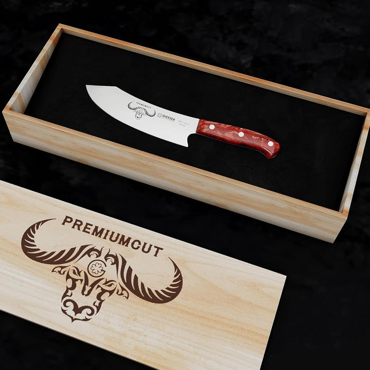 Giesser seit 1776 - Made in Germany - Kochmesser 20 cm Red Diamond, PremiumCut Chefs No 1, Küchenmes