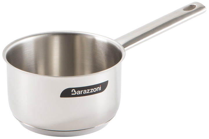 Barazzoni Chef Line Stielkasserolle Griff Lange cm 14 Stahl, cm 14