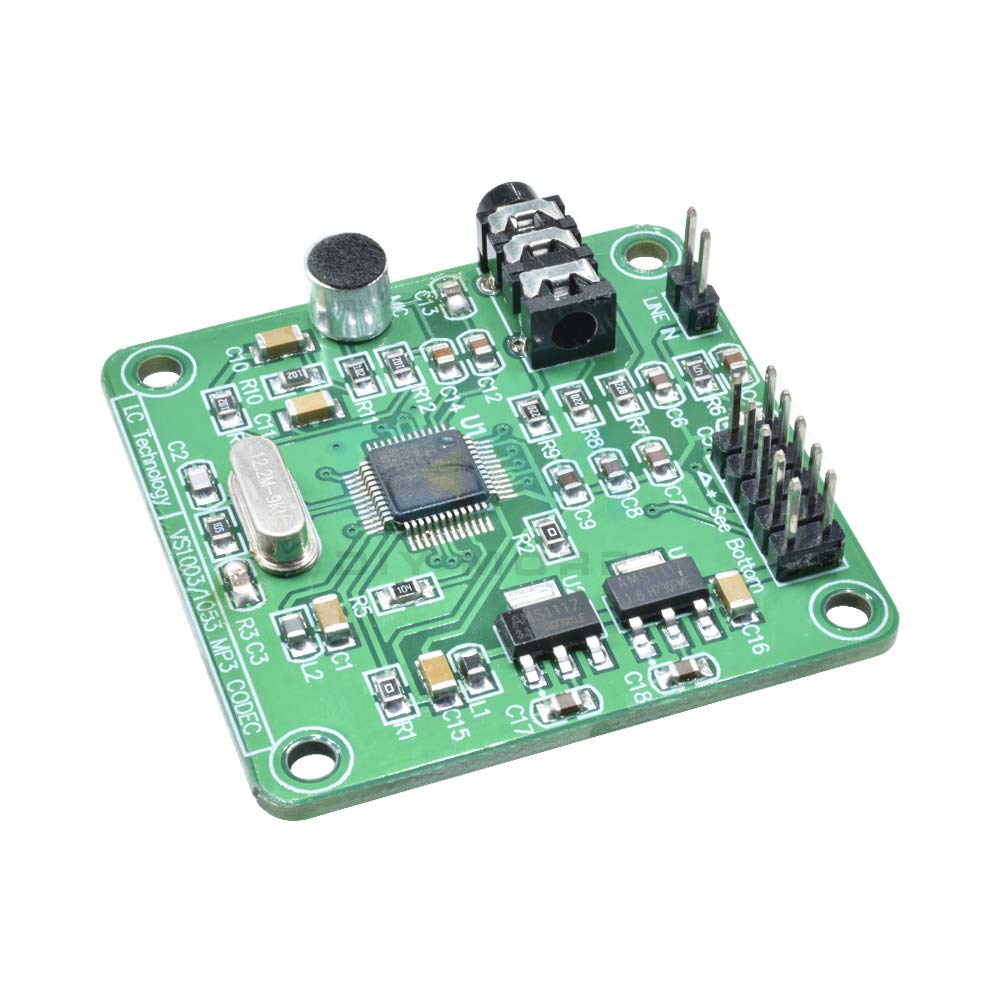 Hailege VS1053 MP3 Audio Player Modul Audio Decoder Board Onboard Aufnahme Mikrofon SPI Schnittstell