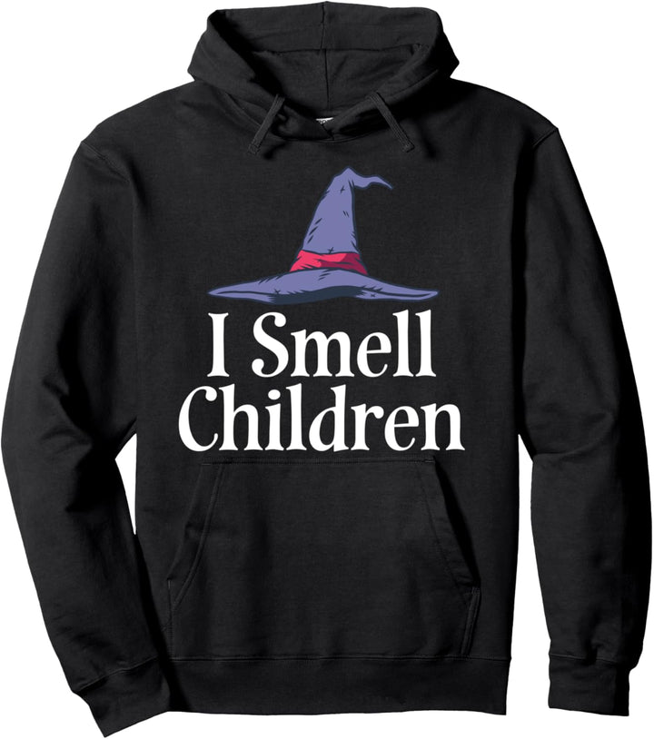 Ich rieche Kinder lustige Hexe Halloween-Hexerei sagen Pullover Hoodie