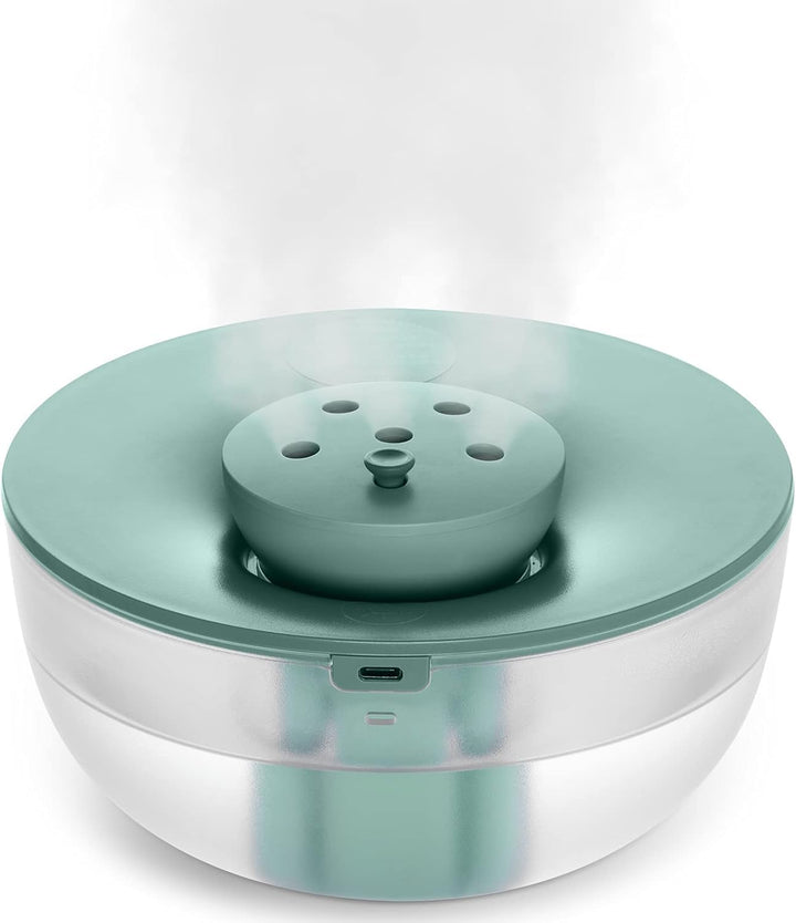 Canareen 1.2L Humidifier for Bedroom Air Cool Mist Humidifiers for Hoom with Night Light Easy to Cle