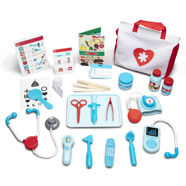 Melissa & Doug Gute Besserung Arzt-Spielset | Holzspielzeug | Rollenspielzeug | Montessori | Spielse