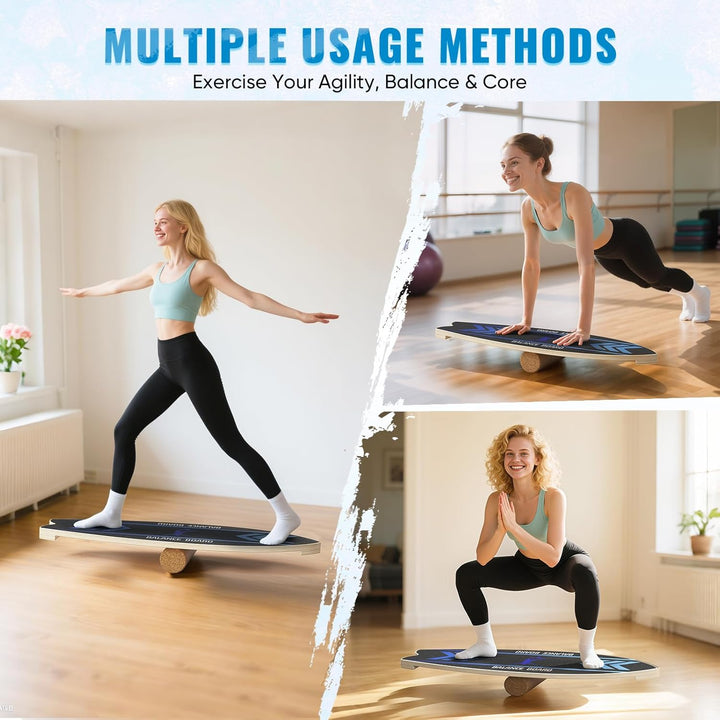 Balance board,surfin balance board,balance board erwachsene,Für Gleichgewicht, Fitness & Surf-Feelin