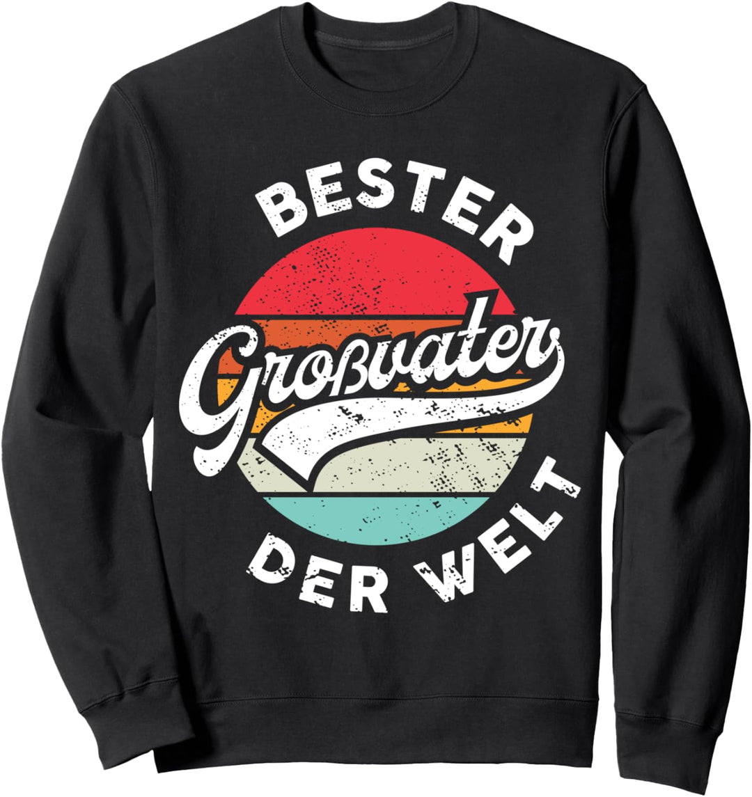 Bester Grossvater der Welt Vintage Vatertag besten Opa Opi Sweatshirt