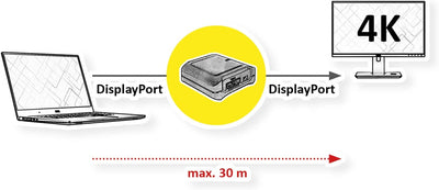 ROLINE DisplayPort Extender, 30m