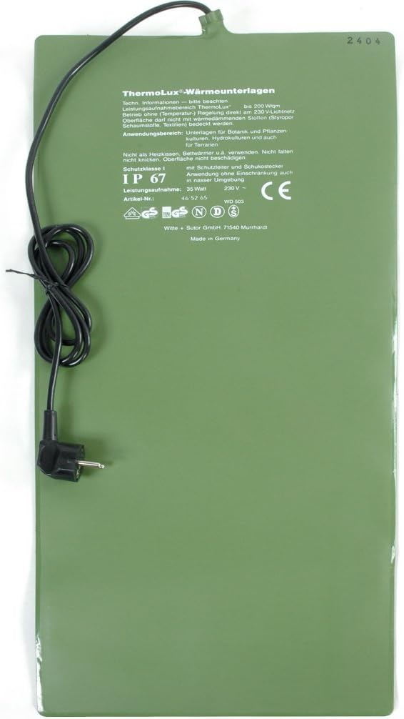 ThermoLux Wärmematte (30 cm x 70 cm) 35 Watt | H 85-70