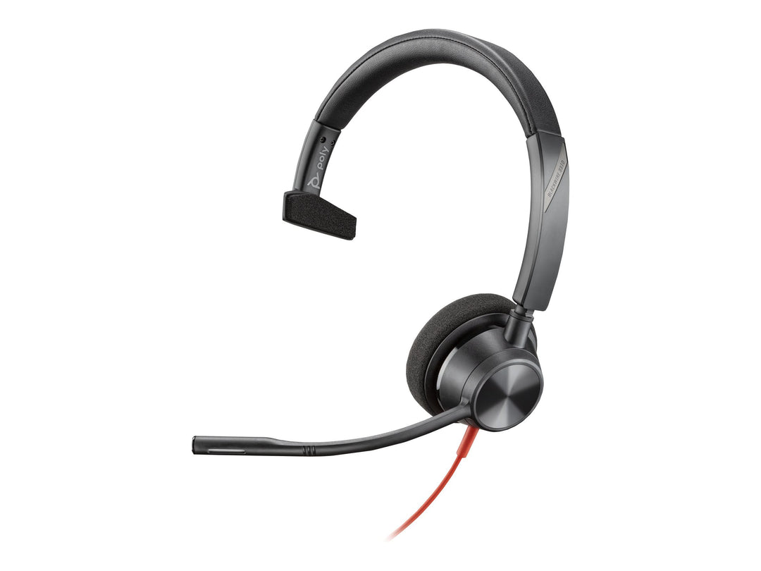 Poly Blackwire 3310-M Microsoft Teams zertifiziertes USB-C-Headset - Mono - USB Typ C, Mini-Phone (3