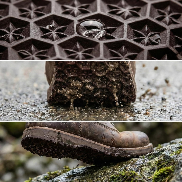 Langlauf Schuhbedarf Schuhreparatur Sohle Brown Star - Zellkautschuk Langsohle - Schuhsohle - Anti R