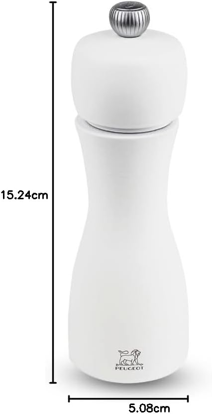PEUGEOT - Salzmühle Tahiti 15 cm - Klassische Mahlgradeinstellung - Aus PEFC-zertifiziertem Holz - F