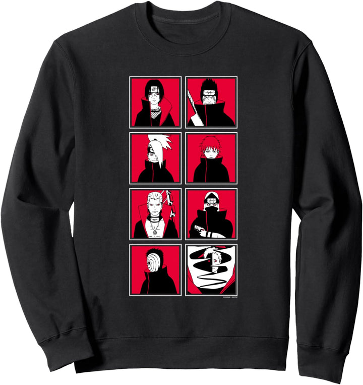 Naruto Shippuden Akatsuki Frames Sweatshirt
