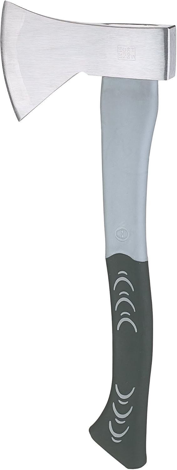RUTHE 3012565019 - Hacha DIN 5131 B – 7294 B con mango ergonómico de fibra de vidrio (1250 g)