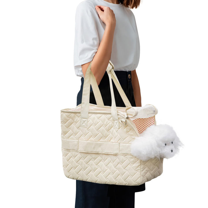 PETCUTE Hundetasche für Katze und Hund,Atmungsaktive Hundetasche für Kleine Hunde 6KG,Hundetragetasc