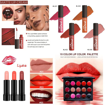 30St Schminkkasten Make-Up Set, Professionelles Kosmetische Schmink Set mit Lidschatten Lippengloss