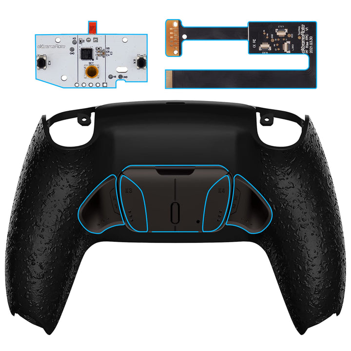 eXtremeRate Programmierbar RISE4 Remap Kit für ps5 Controller BDM-010/020,Real Metal Buttons(RMB) Re