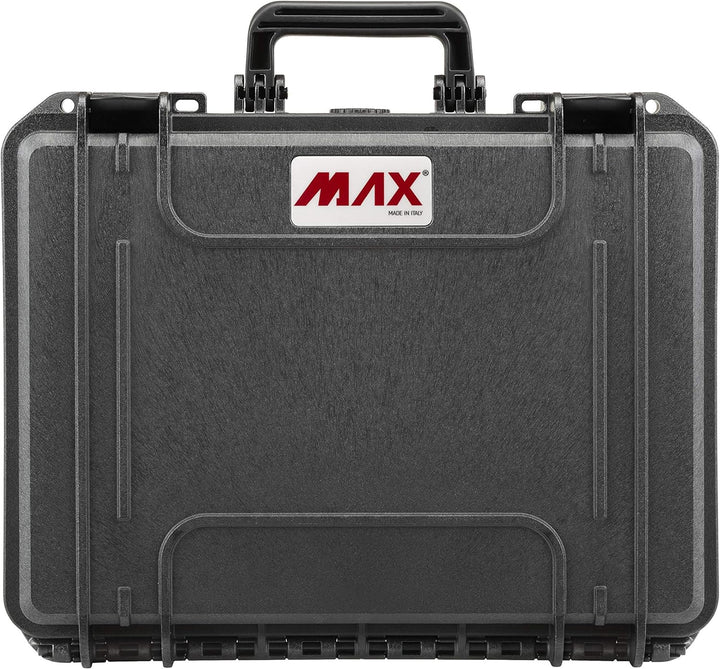 MAX MAX380H115 Luftdichter Koffer, Schwarz, 380 x 270 x 115 mm Leer 380 x 270 x 115 mm, Leer 380 x 2