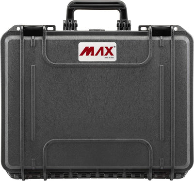 MAX MAX380H115 Luftdichter Koffer, Schwarz, 380 x 270 x 115 mm Leer 380 x 270 x 115 mm, Leer 380 x 2