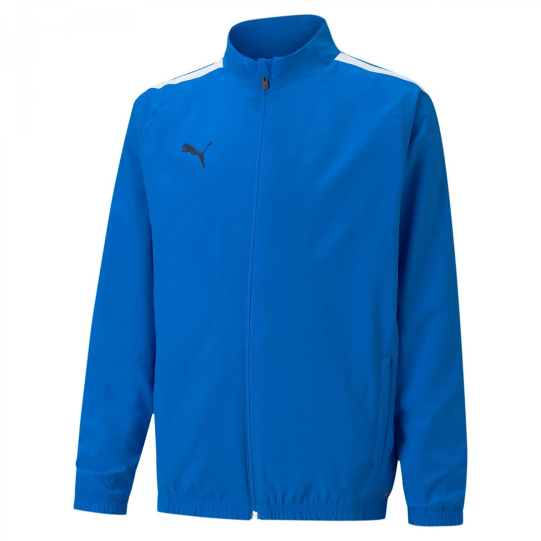 PUMA Unisex Kinder Teamliga Sideline Jkt Jr Sweater 140 Electric Blue Lemonade-puma White, 140 Elect
