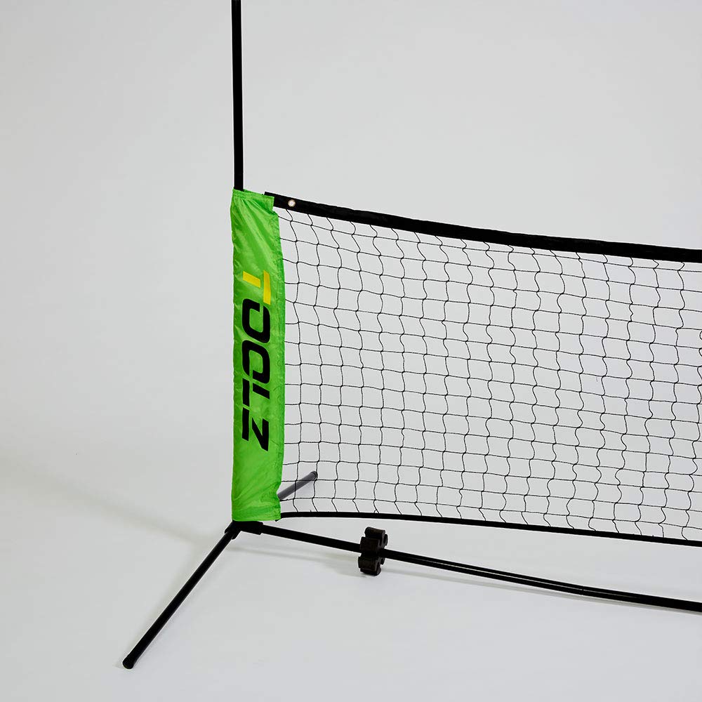 TOOLZ Kids Net 3 m - Mobiles Höhenverstellbares Tennisnetz - Mit praktischer Tasche zum Verstauen