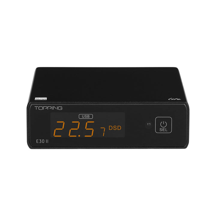 TOPPING E30II Lite AK4493S DAC Hi-Res Audio XMOS AU208 Touch Operation Preamp Decoder (Black), Black