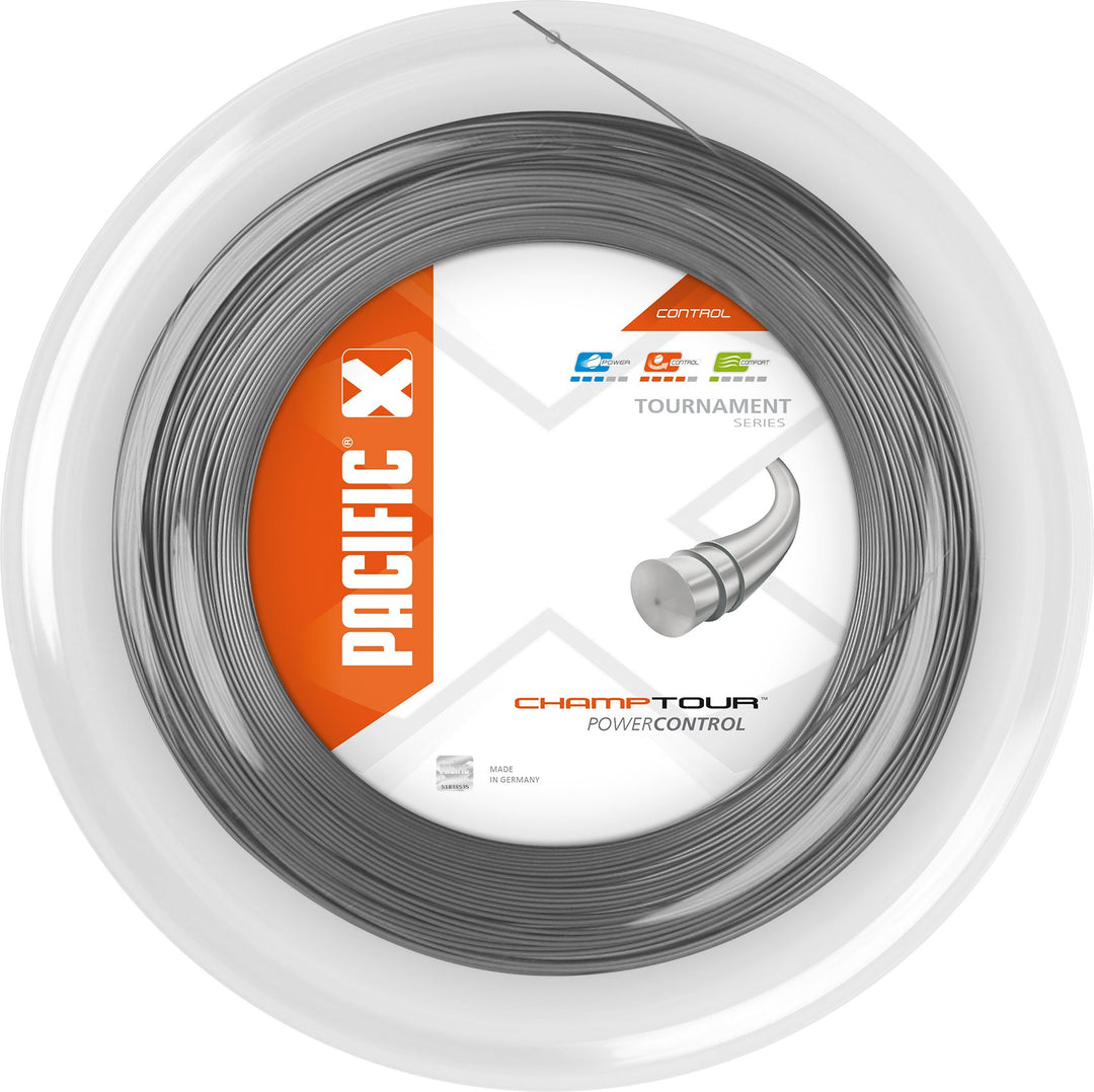 Pacific Champtour-200m-rolle Tennissaite 1.25mm/16L silber, 1.25mm/16L silber