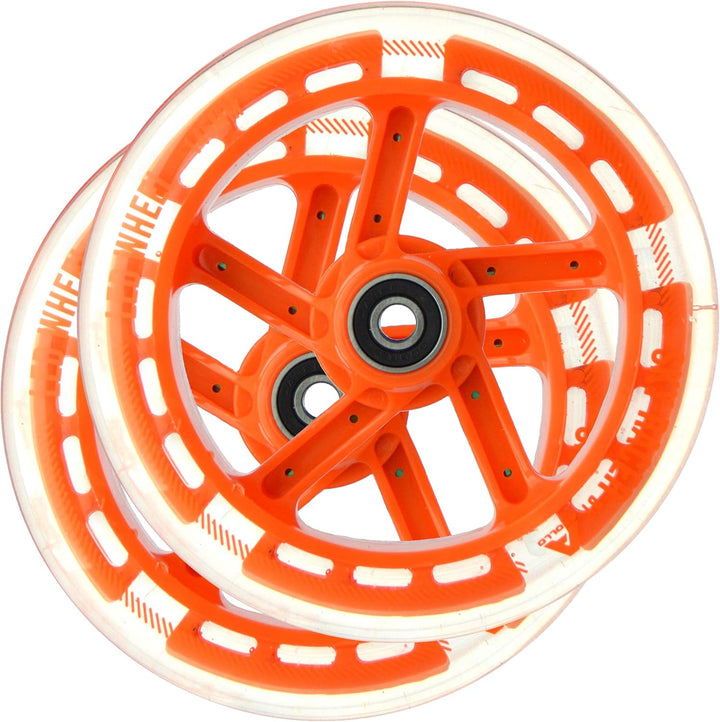 Apollo City Scooter 145mm Ersatzräderset Pro Wheels - ABEC 7 Kugellager, Roller Rad Ersatz-Räder pas