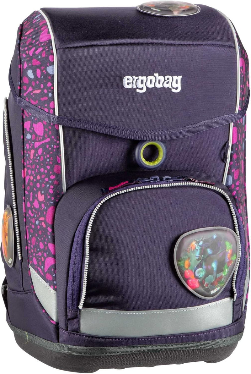 ergobag Unisex Kinder Prime School Backpack Set Rucksack (1er Pack) Einheitsgrösse Pferdeflüstbärer