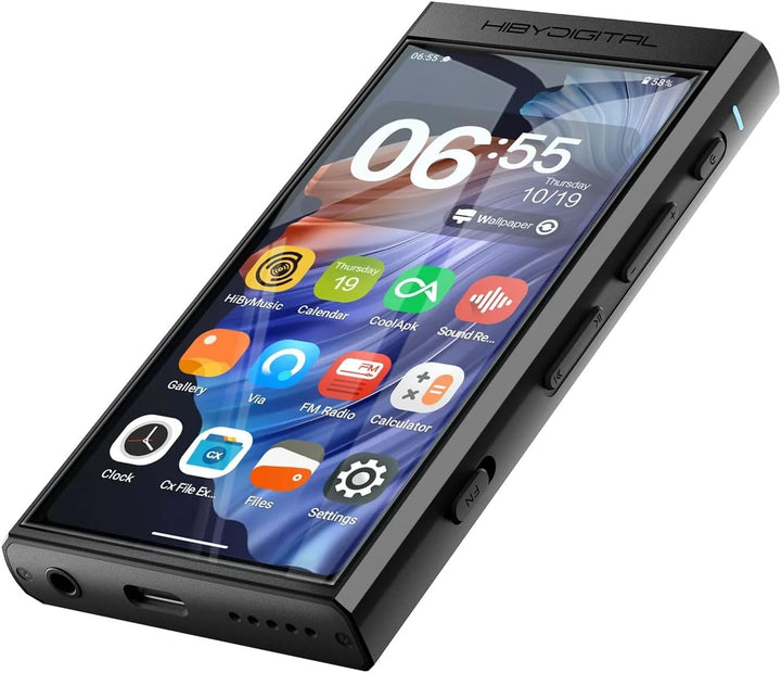 HiBy Digital M300 Digitaler Audio-Player mit integriertem Lautsprecher, Android 13 OS, Bluetooth, WL