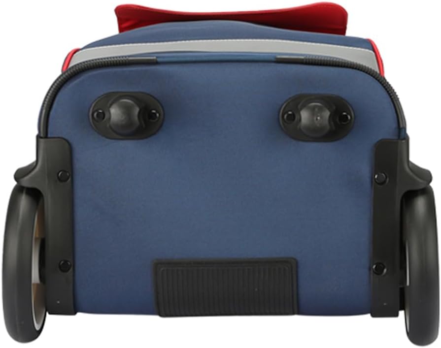 Laptoptasche mit Rollen für 15,6 Zoll Laptops, Krankenschwestertasche auf Rädern, T5, Blau/Rot T5- B