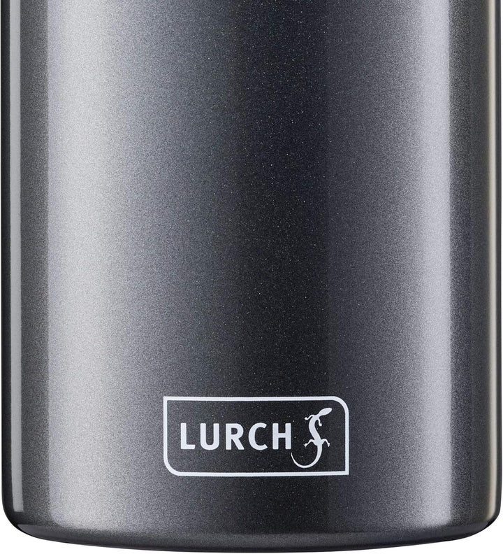 Lurch 240854 Isolierflasche/Thermoflasche für heisse und kalte Getränke aus doppelwandigem Edelstahl