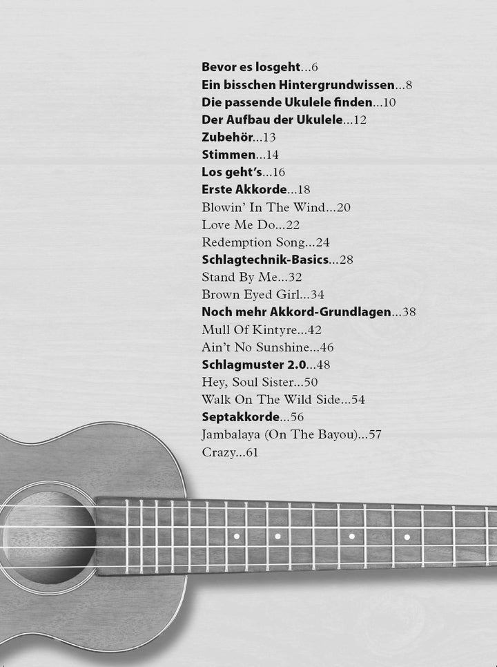 Ukulele Spielen von A-Z: Noten, Bundle, CD, Lehrmaterial für Ukulele: Alle Basics für einen gelungen