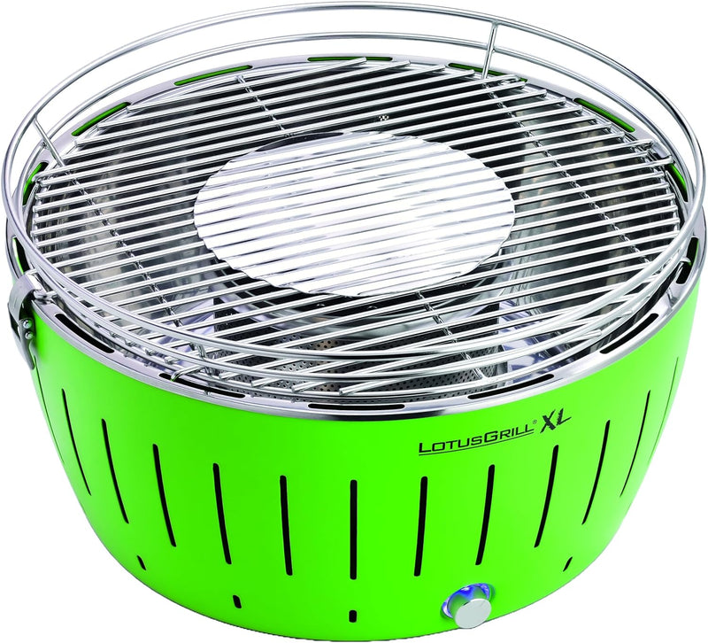 LotusGrill Kohlegrill Serie 435 XL, Zitrus, 43,5 x 35 x 25,7 cm Limettengrün, Grün