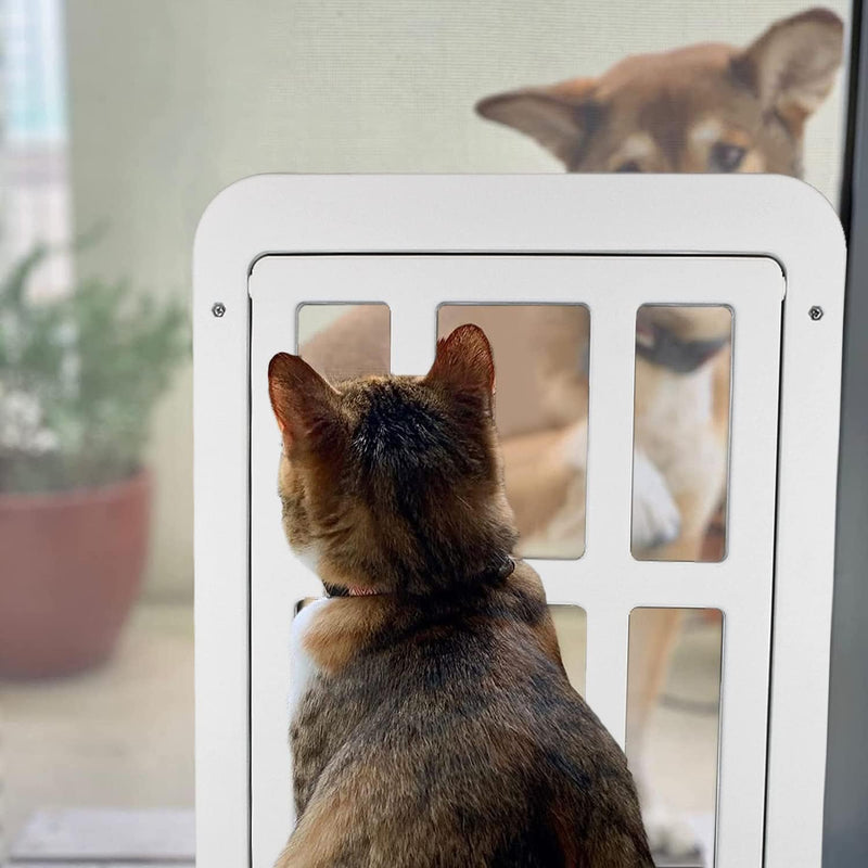 NAMSAN Hundeklappe Fiegengitter Katzenklappe Haustierklappe mit Magnetverschluss für Fliegengittertü