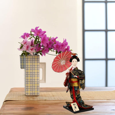 TOYANDONA Japanische Geisha Kimono Kabuki-Puppe: asiatische Kultur Sammlerstück Figur Traditionelle