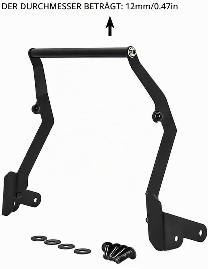 Baceyong Motorradständerhalter, Handy-GPS-Navigationsplattenhalterung, Kompatibel mit Honda CRF1100L