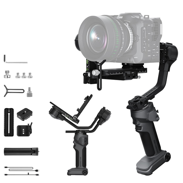 ZHIYUN CINEPEER Crane 4E Gimbal für DSLR-und Spiegellose Kamera, 3-Achsen Stabilisator Gimbal, Leich