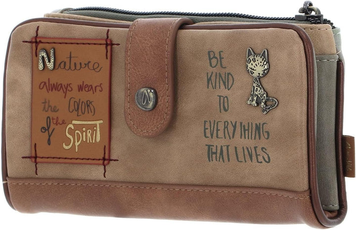 Anekke Weiche Brieftasche 36709-907 Mehrfarbig, 18 x 10 x 3, Damen WEIssE BRIEFSCHACHTEL, bunt, Einh